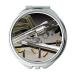 YENDOSTEEN Mirror Travel Mirror gun art Round Mirror latest gun pocket mirror portable mirror