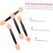 AUTSUPPL 100pcs Double Ended Eyeshadow Brush Double-sides Eye Brush Eye Makeup Applicator Cosmetic Tool Latex Sponge Eyeshadow Makeup Tool Sponge Brush Sponge Eyeshadow Stick 6.5x1.3cm Black - Buy Online on GoSupps.com