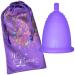 Me Luna Menstrual Cup Sport Ball Blue-Violet Size M