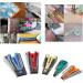 YEQIN Set of 5 Fabric Bias Tape Maker Tools - 6mm, 9mm, 12mm, 18mm, 25mm for DIY Fabric Sewing Quilting Bias Binding - Buy Online on GoSupps.com