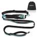 Philorn Hands Free Dog Lead with Phone Pouch Dog Leash for Running/Jogging Shock Absorbing Dual Handle Bungee(47"-67" Extendable) Reflective Stitching Adjustable Waist Belt Blue