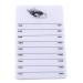 Bigsweety Black Acrylic Eyelash Palette Holder Individual Eyelash Extension Hand Plate Lash Holder Lash Applicator Tool
