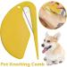 Pet Knotting Comb 2024 New De Knotting Comb for Dog and Cat Pet Dog Shedding Brush Puppy Kitten Brush Hair Removal Tool Knotting Comb Pet Grooming Tool Tangle Remover Leaf-Black Onesize - Buy Online on GoSupps.com