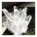 Crystal Hole 700-750g Natural Clear White Quartz Point Crystal Cluster Specimen 1PCS Crystal Hole