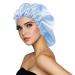 Large Adjustable Satin & Silk Bonnet for Curly Hair - Blue Double-Layer Sleeping Bonnet for Women - Buy Online on GoSupps.com