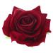 Lurrose 2 in 1 Artificial Large Rose Flower Hairpin Hair Clips Flower Brooch for Women Party (Wine Red)