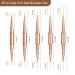 YONOY 5 Pcs Double-Ended Nail Art Brushes - Rose Gold Liner Brush Set for Fine Drawing and Details - Buy Online on GoSupps.com