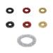 Massage rings Yin Yang - for finger massage or toe massage | ArthroRoller Germany Mix | 7 rings