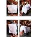 Nylon Waterproof Barber Styling Cape - Professional Salon Cape for Men - 57 x 64 inches White - Buy Online on GoSupps.com