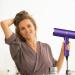 Ionic Hair Dryer Fast Dry Ionic Hair Dryer | High-Speed Blower Hair Dryer Travel Lightweight Hair Blow Dryer for Hotel Household Dormitory Haoying US Purple - Buy Online on GoSupps.com