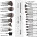 Magefy Professional 22 PCs Makeup Brush Set - Essential Cosmetic Brushes for Foundation & Eyeshadow with PU Leather Bag - International Shipping Available - Buy Online on GoSupps.com