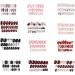 Dajidafu 1 Set No Glue Nails Medium Length Files Square Style Matte Stick Full Cover Art Decals Beauty Tool DIY Decorations Five - Buy Online on GoSupps.com