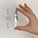 THRAU Mini Stainless Steel Cuticle Trimmer - Precise Pointed Tip Clipper for Manicure and Pedicure - Buy Online on GoSupps.com