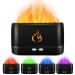 Flame Essential Oil Diffuser Augot Aroma Diffuser with 5 Colors Changing Flame Light Air Humidifier Scent Diffuser with No-Water Auto-Off Protection Noiseless Diffuser for Spa Home Office or Yoga Black