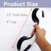HomeKaren 12" Suction Grab Bars 2 Pack  Shower Handles for Handicap  Mother Day  Elderly  Disable  Senior  Bathroom Balance Bar Safety Hand Rail Support for Tub  Showers  Bathtubs  Walls  4" Cup - Buy Online on GoSupps.com