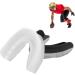 Verdant Touch Mouthguard EVA Gum Shield - 2 Pack for Football Basketball Boxing | White & Black - Buy Online on GoSupps.com