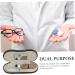 Tidtaleo 2-in-1 Travel Glasses Case & Contact Lens Holder - Stylish Portable Storage Box for Outdoor & Everyday Use (15.8x7.4cm) - Buy Online on GoSupps.com