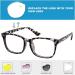 Children's Blue Light Glasses - Clear Lens for Boys & Girls | Anti-Eye Strain Non-Prescription Frames - Black & Gray Leopard - Buy Online on GoSupps.com