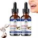 2PC Whitening Oil Mouthwash with Coconut Oil and Peppermint Oil, Freshens Breath Eliminates Bad Breath Whitens Teeth,Ourlyard Coconut Oil Mouthwash