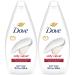 Dove Body Wash Silky Velvet 2-Pack Luxurious Moisturizing Cleanser for Smooth Soft Skin 15.22 Oz Ea