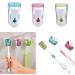 Shop Lulullaby Travel Toothbrush Set - 3 Portable Heads Suction Cup Holder & Covers for Home Travel & Camping - Buy Online on GoSupps.com