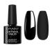 Buy 15ML Soak Off Black Gel Nail Polish | DIY Nail Art & Manicure | International Shipping - Buy Online on GoSupps.com