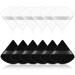 Ainiv 12 PCS Powder Puff Triangle Makeup Puff Reusable Soft Powder Sponge Washable Wet Dry Dual-Use Cosmetic Puff Face Powder Puff for Loose Powder Foundation Cream Blush Wetand or Pressed Powder #7 12PCS Black+White