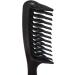 VENYAA 4X Black Double Row Tooth Detangler Hair Comb Shampoo Comb with Handle for Long Curly Wet Hair - Buy Online on GoSupps.com