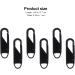 Artibetter 6PC Metal Zipper Handle Mender - Replacement Fixer for Luggage Jackets Backpacks & Coats - Black - Buy Online on GoSupps.com