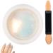 Chrome Nail Powder Chameleon Metallic Nail Art Pigment Powder Iridescent Pigment Pearly Highlight with Sponge Stick for Wedding nail glitter powder - Buy Online on GoSupps.com