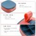 Portable Pill Organizer - Small Pill Case for Purse & Pocket | Daily 4x Pill Box for Vitamins & Supplements (3 PCS - Buy Online on GoSupps.com