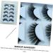 minkissy 5 Pairs Fake Eyelashes Beauty Accessories Fake Makeup Lashes False Eyelashes Bulk Natural Fluffy False Faux Lashes Bulk Makeup Girl Eyelashes 3d Set Fiber Hand Made - Buy Online on GoSupps.com