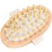 Shower Brush for Lymphatic Cellulite Massage and Dry Brushing - Body Scrubber and Hair Massager - Buy Online on GoSupps.com