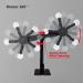 ATFLBOX Rotating Metal Shooting Target Stand with 10 Steel Plates - Pistol Airsoft BB Gun (Double Star) - Buy Online on GoSupps.com