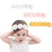 Fmeida Baby Headband Baby Girls Flower Headbands Stretchy Soft Newborn Infant Hair Accessories Floral Birthday Headbands for 4-24 Months White + Pink + Yellow