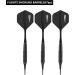 6pcs CyeeLife Integrated Dart Flights & Shafts 2BA Accessory Set in 7 Colors - CF01 Black - Buy Online on GoSupps.com