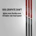 Acstar Junior Golf Putter Graphite Kids Putter Right Handed - Red | Ages 3-5 | Choose from 3 Sizes - Buy Online on GoSupps.com