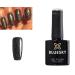 Bluesky Black With Silver Glitter Abyss VIP03 Nail Gel Polish UV LED Soak Off 10ml