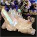 Natural Crystal Rough Natural White Angel Aura Crystal Cluster Electroplating Titanium Coating Quartz Cluster Stone (Color : Aura White Size : 130g) 130g Aura White - Buy Online on GoSupps.com