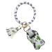 Bracelet Empty Travel Refillable Bottle Keychain 1oz Sanitizer Perfume Holder (cactus)