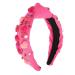 FRCOLOR Baroque Headband Decorative Headbands for Women Knot Headband for Women Knotted Headbands for Women Knotted Wide Headband Jeweled Headband Broadside Glass Drill Decorate Women's