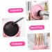 Abaodam Makeup Brush Cleaning Box | Silicone Brush Cleaner & Pad | Compact 7.9x5.25x4.9CM | Pink - Best eCommerce for International Shipping - Buy Online on GoSupps.com