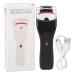 Heated Eyelash Curler Rechargeable LED Lighting Long Lasting Handheld Lash Heating Curler Black