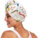Running Horses Hair Towel 2 Pack - Super Absorbent Quick Dry Hair Turbans for Women & Girls - Buy Online on GoSupps.com