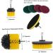 8PCS Drill Cleaning Brush Attachment Set Scrub Scouring Pads Power Scrubbing Brush Household Cleaner Kit for Kitchen Tires Bathroom Floor Tiles Showers - Buy Online on GoSupps.com