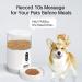 Peteme Automatic Cat Feeder - 4L Portion Control Smart Pet Feeder with APP Control for Cats, Dogs & Small Pets - 2.4G Wi-Fi Enabled (White) - Buy Online on GoSupps.com
