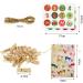 Alipis 1 Set Christmas Calendar Christmas Banner Wooden Decor Xmas Favor Bags Cotton Small Cloth Bag - Buy Online on GoSupps.com