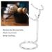 Stylish Stainless Steel Shaving Stand & Brush Holder - Practical Bathroom Solution for Men - Buy Online on GoSupps.com