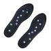 1 Pair Foot Care Insoles Shoe Inserts Lady Shoe Pad Soft Insoles Arch Insoles Massaging Insoles Women Shoe Pad Running Insoles Sugar Patch Sensor Patches Full Magnet Massage Black L