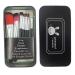 Children Makeup Brushes 7Pcs Makeup Brush Set Foundation Eyebrow Eyeliner Brush Cosmetic Concealer Brushes for Kids Girls Women trave - Black with case